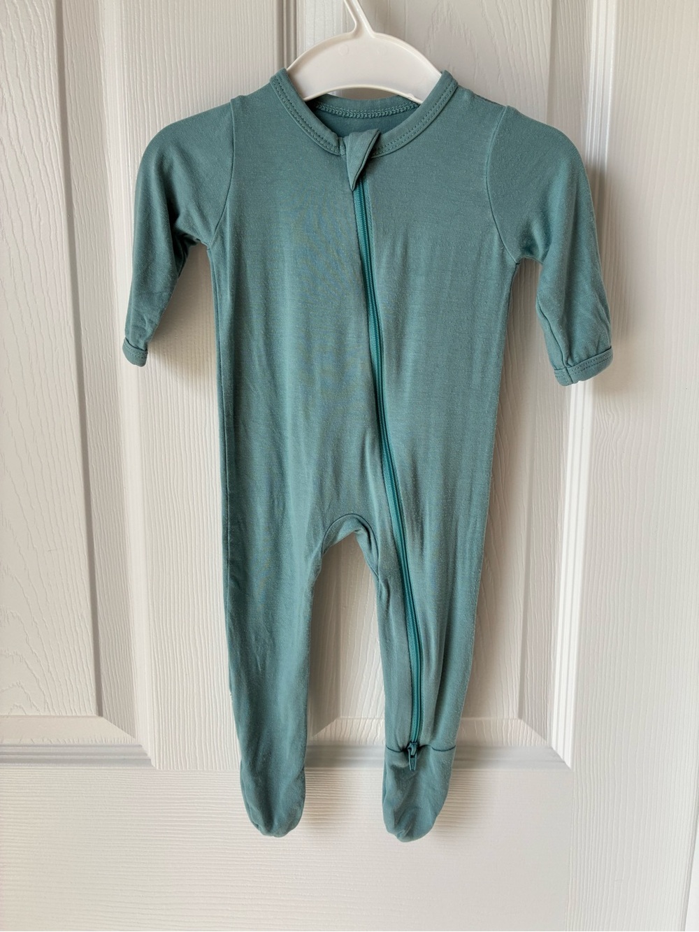 Kyte BABY Teal Footed One-Piece Romper